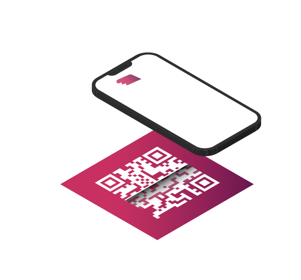 Vista previa entrada QR en celular